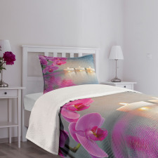 Japanese Candle Sakura Bedspread Set