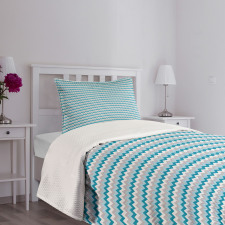 Zigzag Tribal Design Bedspread Set