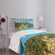 Portofino Panoramic View Bedspread Set