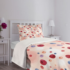 Berries Food Abstract Bedspread Set