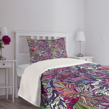 Tropical Jungle Bouquet Bedspread Set