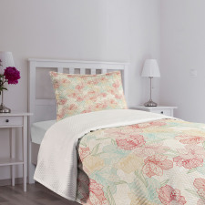 Orchid in Soft Colors Bedspread Set