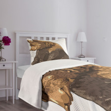 Wildlife Beast Cartoon Bedspread Set