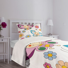 Baby Butterfly Couple Bedspread Set