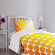 Ombre Dots Bedspread Set