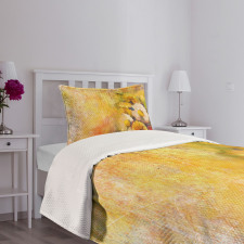 Rose Painting Bedspread Set