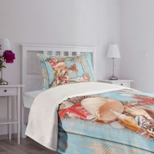 Underwater E Bedspread Set