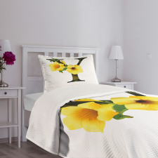 Yellow Bells Capital Y Bedspread Set