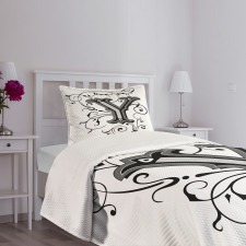 Capital Y Calligraphy Bedspread Set