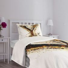 Burning Grunge Bedspread Set