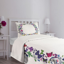 Spring Inspired Font Bedspread Set