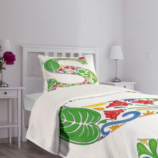 Nature Inspired S Sign Bedspread Set