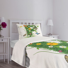 Lively Summer Wings Bedspread Set