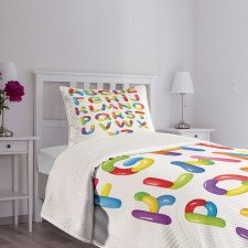 Cheerful Kids Design Bedspread Set