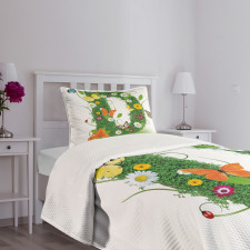 Exotic Abloom Wings Bedspread Set