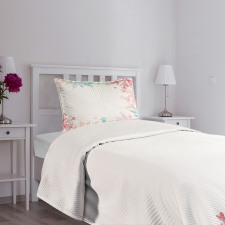 Winter Inspired Pastel Bedspread Set