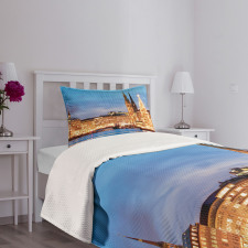 Hamburg Germany Old Town Bedspread Set