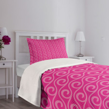 Fantasy Waves Curves Bedspread Set