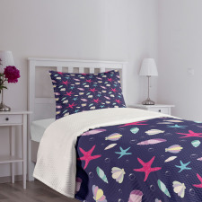 Nautical Life Bedspread Set