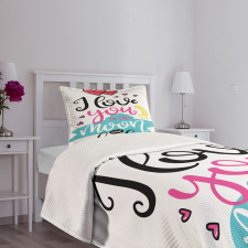 Lifestyle Words Partners Bedspread Set