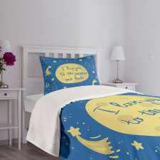 Comet Astronomy Star Bedspread Set