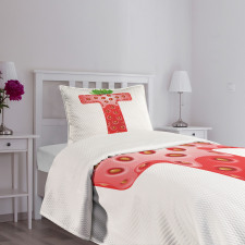 Harvest Yield Themed T Bedspread Set