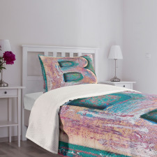 ABC Print Method Old B Bedspread Set