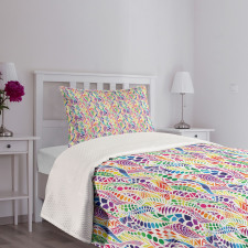 Vivid Mosaic Bedspread Set
