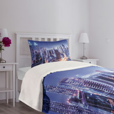 Dubai Downtown Modern UAE Bedspread Set