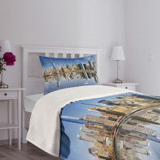 Manhattan Buildings Bedspread Set