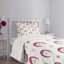 Colorful Spiky Animal Bedspread Set