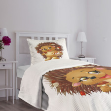 Mushroom Eating Food Bedspread Set