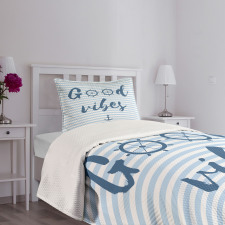 Nautical Maritime Bedspread Set