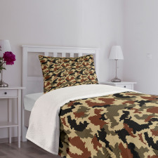 Pixel Art Abstract Bedspread Set