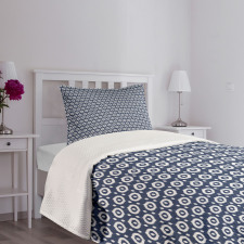 Circles Dots Asian Bedspread Set