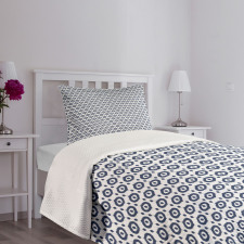 Traditional Circles Dots Bedspread Set