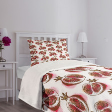 Flowering Pomegranate Bedspread Set