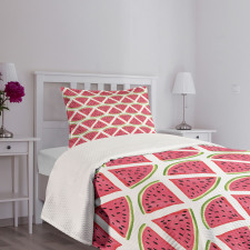 Watermelon Seed Bedspread Set