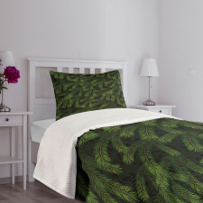 Pine Fir Coniferous Tree Bedspread Set