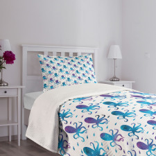 Polygonal Animal Design Bedspread Set