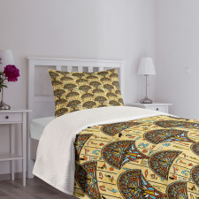 Folkloric Ornaments Bedspread Set