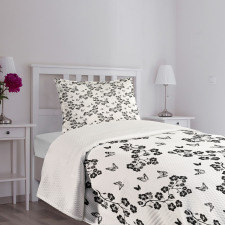 Japanese Monochrome Bedspread Set