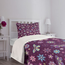 Vortex Shapes Design Bedspread Set