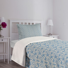 Modern Art Swirls Bedspread Set