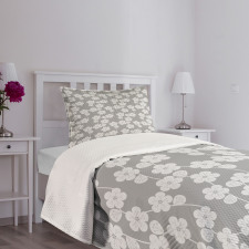 Flower Buds Vintage Bedspread Set