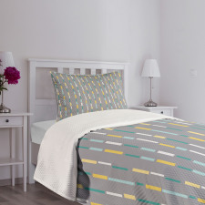 Abstract Retro Design Bedspread Set