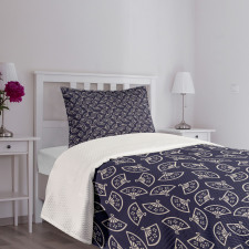Fan Pattern Bedspread Set