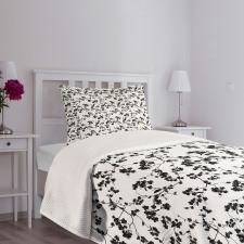 Sakura Blooom Silhouette Bedspread Set