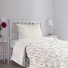 Lavender Flora Spring Bedspread Set