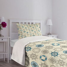 Marine Inspired Retro Bedspread Set